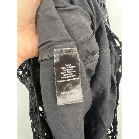 ASTR The Label Lace A Line Women's Sleeveless Midi Dress Black Size: Small NWT - Picture 8 of 9